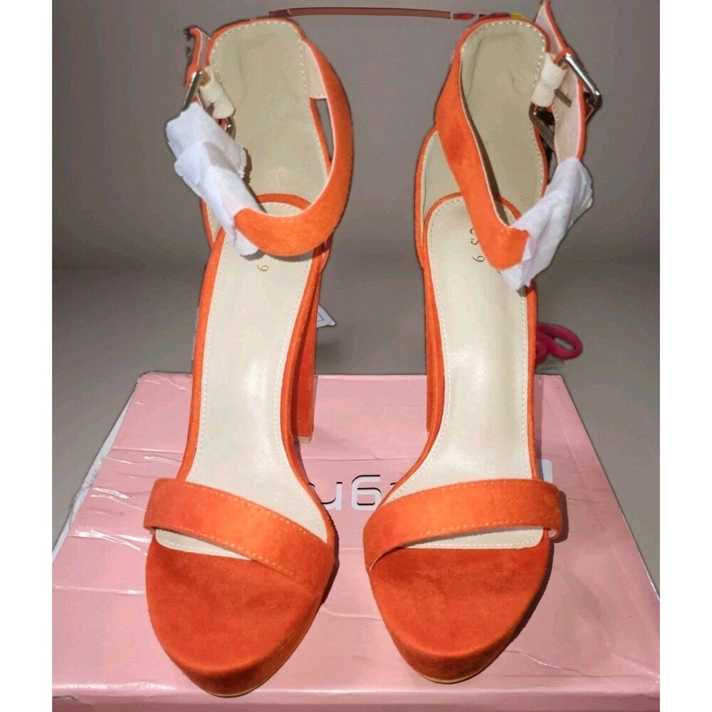 Platform Chunky Block Heel Sandals - NIB Size 9 - Picture 2 of 5